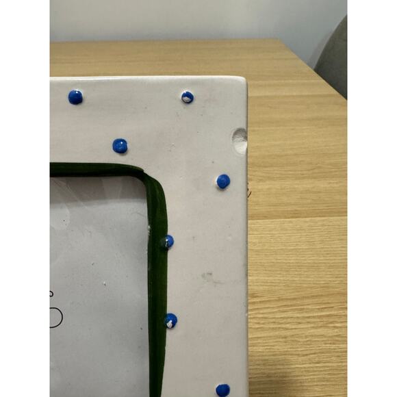 Hermitage Pottery CHRISTMAS Santa Picture Frame VINTAGE - Picture 4 of 7